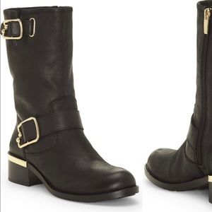 Vince Camuto Boots with Gold Hardware SZ 8
